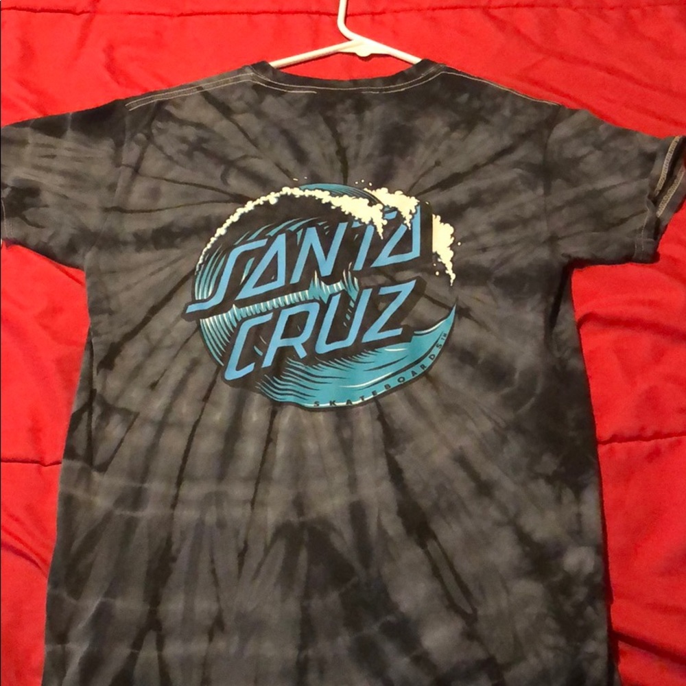 Tie dyed Santa Cruz shirt